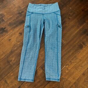 Athleta‎ Women’s XS Leggings Pockets Blue